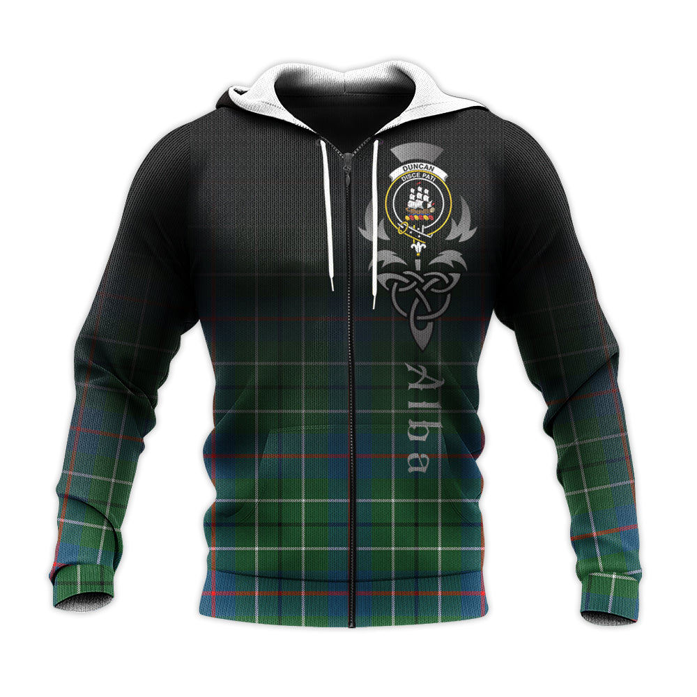 Printivon Duncan Ancient Tartan Crest Alba Celtic Hoodie