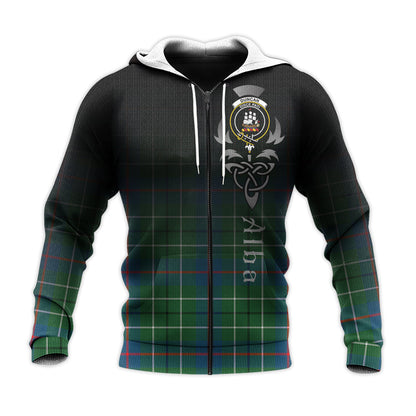 Printivon Duncan Ancient Tartan Crest Alba Celtic Hoodie