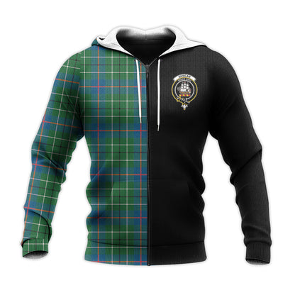 Printivon Duncan Ancient Tartan Personalize Half Hoodie