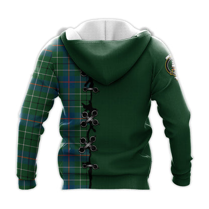 Printivon Duncan Ancient Tartan Hoodie Lion Rampant And Celtic Thistle Style