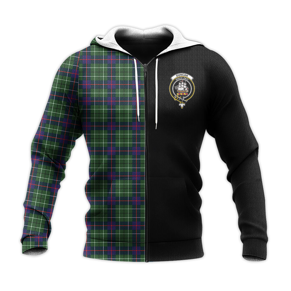 Printivon Duncan Modern Tartan Personalize Half Hoodie
