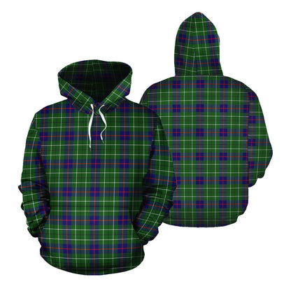 Printivon Duncan Modern Tartan Hoodie