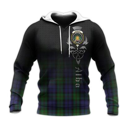 Printivon Dundas Tartan Crest Alba Celtic Hoodie