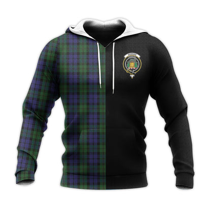 Printivon Dundas Tartan Personalize Half Hoodie