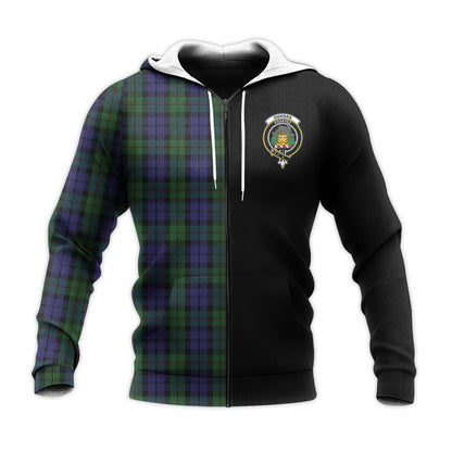 Printivon Dundas Tartan Personalize Half Hoodie