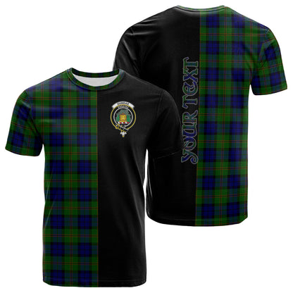 Printivon Dundas Modern Tartan Personalize Half T shirt