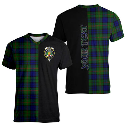 Printivon Dundas Modern Tartan Personalize Half T shirt