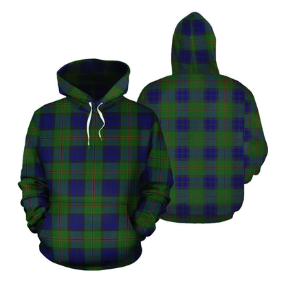 Printivon Dundas Modern Tartan Hoodie
