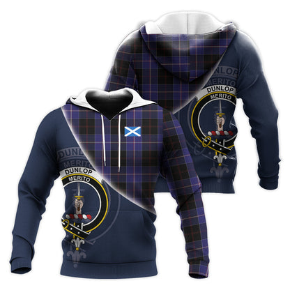 Printivon Dunlop Tartan Scottish Crest Hoodie