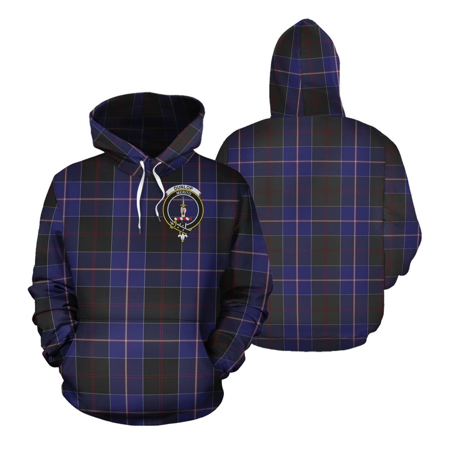 Printivon Dunlop Tartan Hoodie