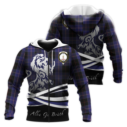 Printivon Dunlop Tartan Scottish Lion Hoodie