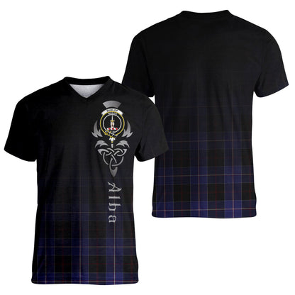 Printivon Dunlop Tartan Crest Alba Celtic T Shirt