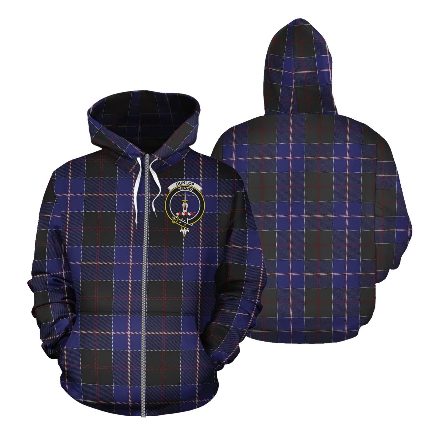 Printivon Dunlop Tartan Hoodie
