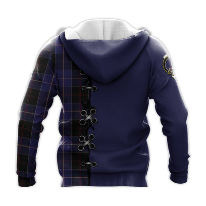 Printivon Dunlop Tartan Hoodie Lion Rampant And Celtic Thistle Style