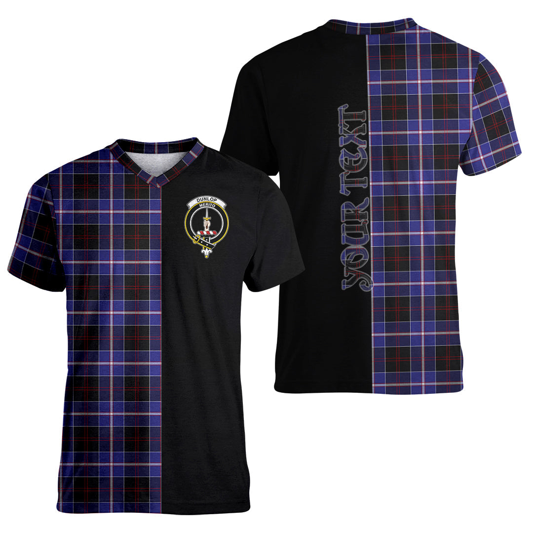 Printivon Dunlop Modern Tartan Personalize Half T shirt