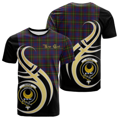 Printivon Durie Tartan Crest Believe In Me T Shirt