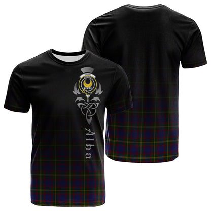 Printivon Durie Tartan Crest Alba Celtic T Shirt