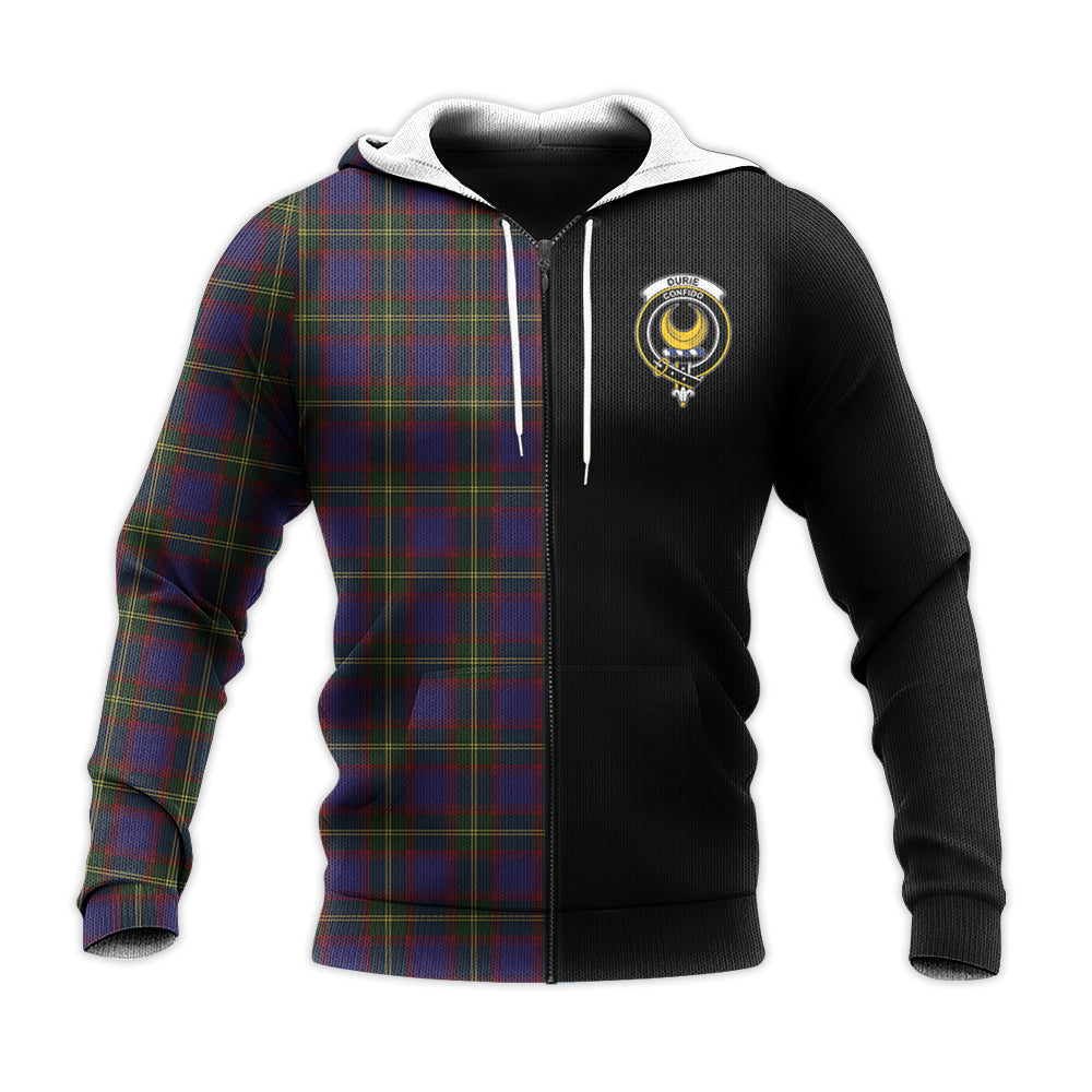 Printivon Durie Tartan Personalize Half Hoodie