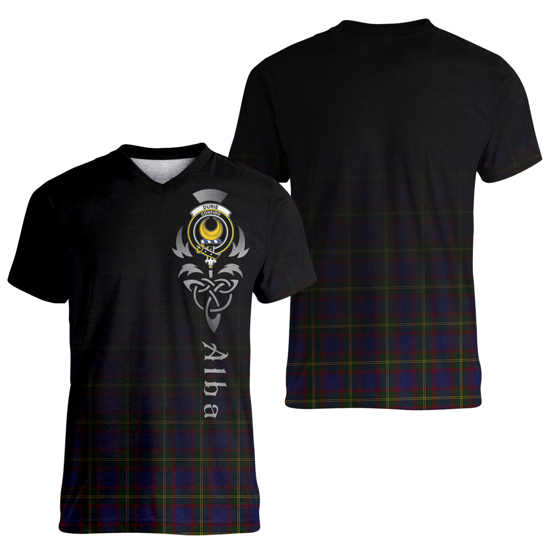 Printivon Durie Tartan Crest Alba Celtic T Shirt