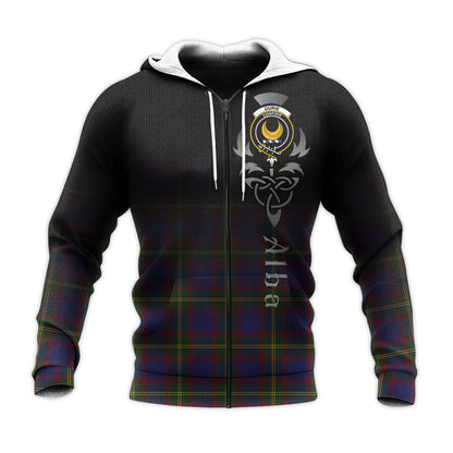 Printivon Durie Tartan Crest Alba Celtic Hoodie