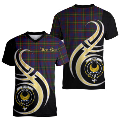 Printivon Durie Tartan Crest Believe In Me T Shirt