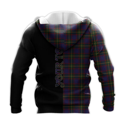 Printivon Durie Tartan Personalize Half Hoodie