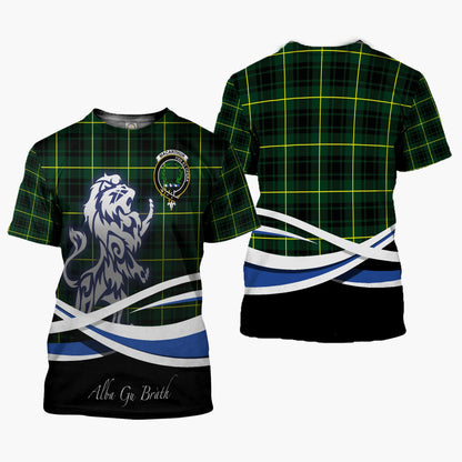 Printivon MacArthur Clan Crest Alba Gu Brath T Shirt Scotland Gift
