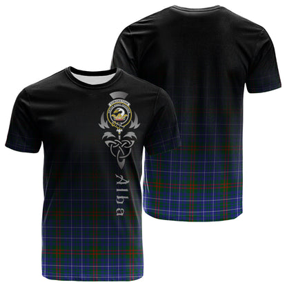Printivon Edmonstone Tartan Crest Alba Celtic T Shirt