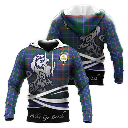 Printivon Edmonstone Tartan Scottish Lion Hoodie