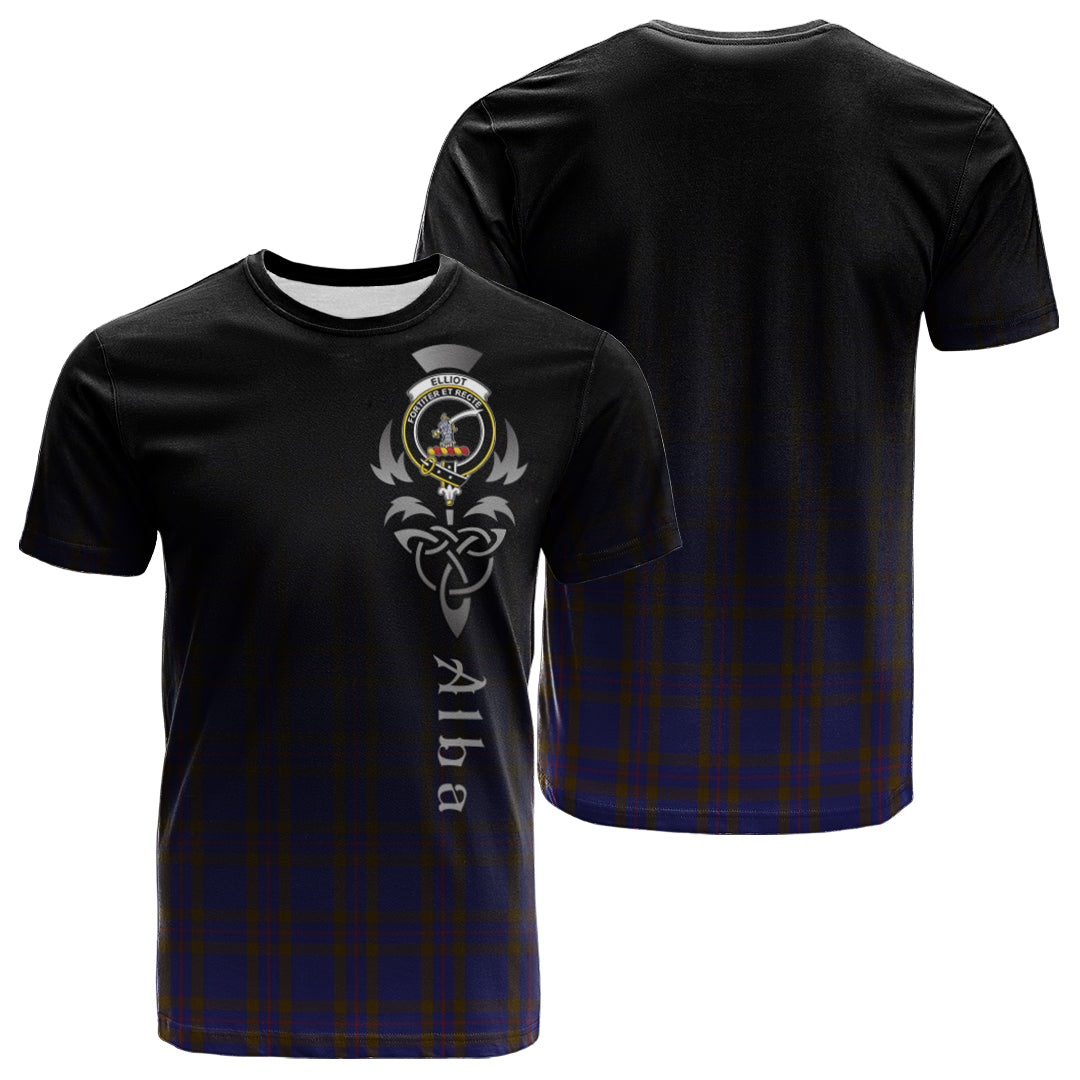 Printivon Elliot Tartan Crest Alba Celtic T Shirt
