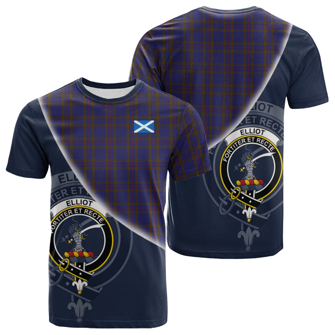 Printivon Elliot Tartan Scottish Crest T Shirt