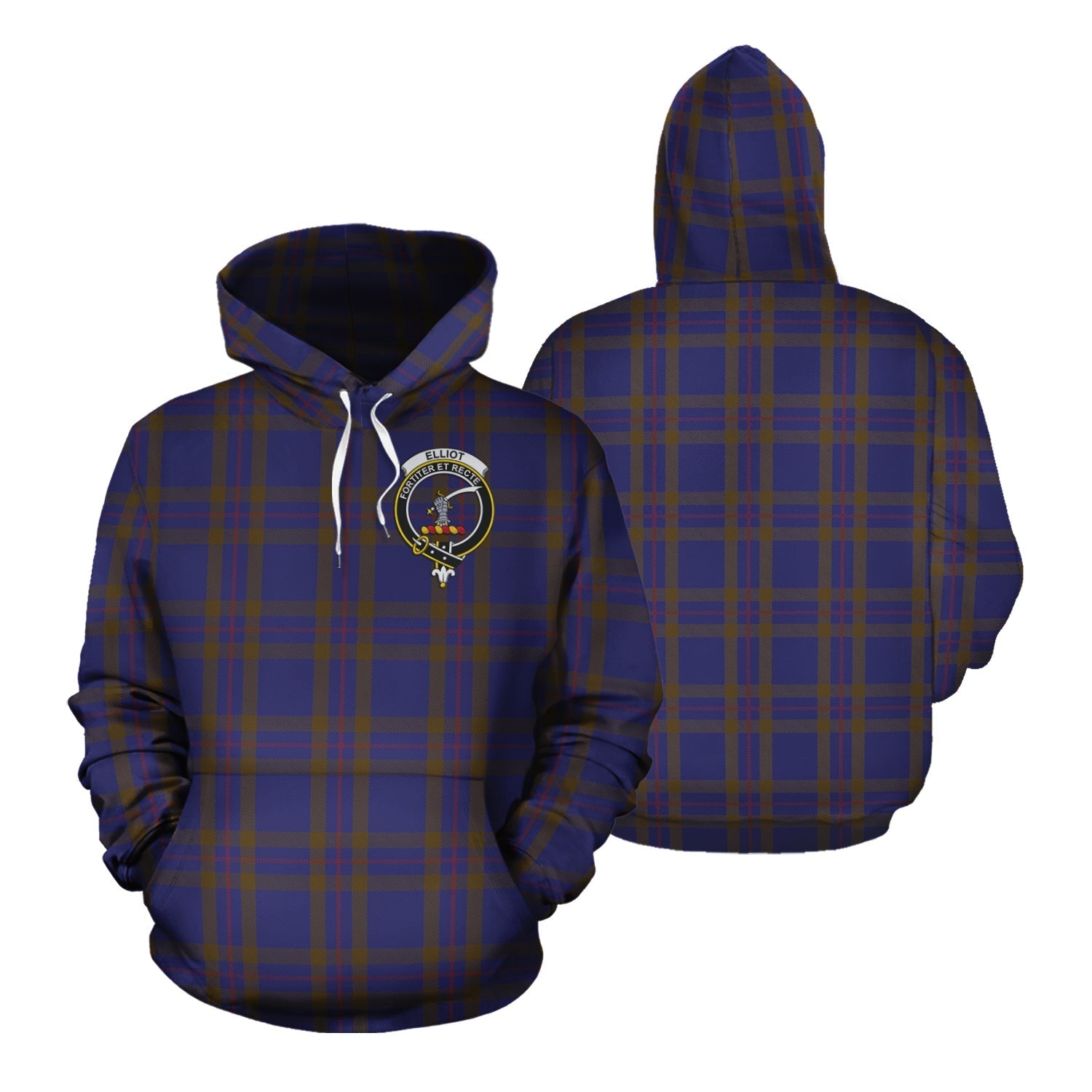 Printivon Elliot Tartan Hoodie