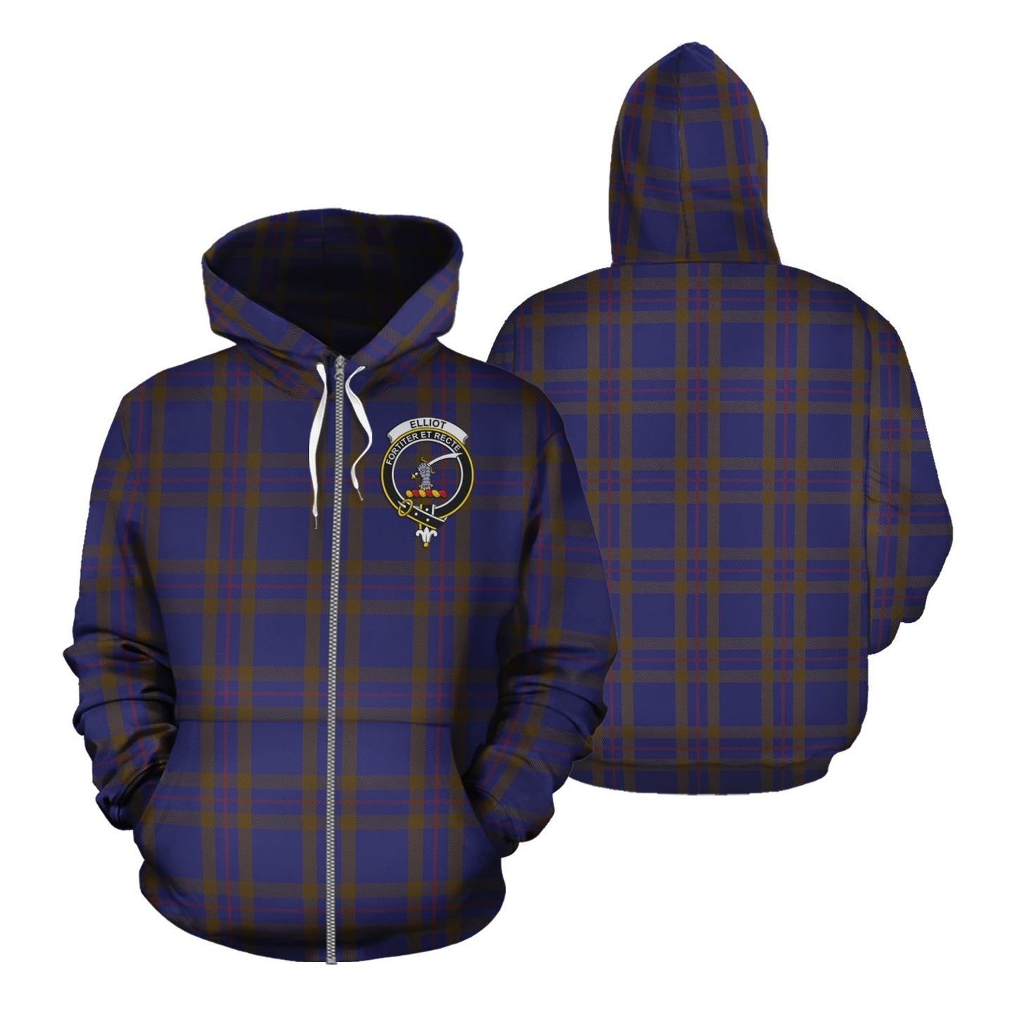 Printivon Elliot Tartan Hoodie