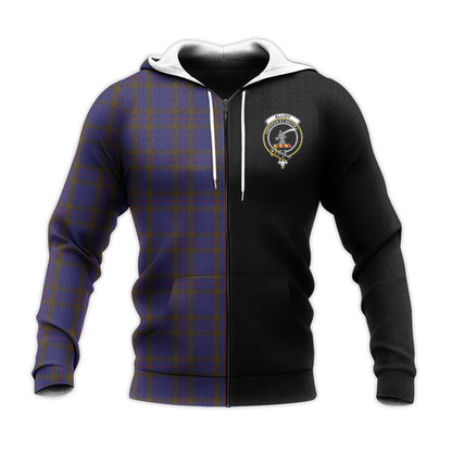 Printivon Elliot Tartan Personalize Half Hoodie