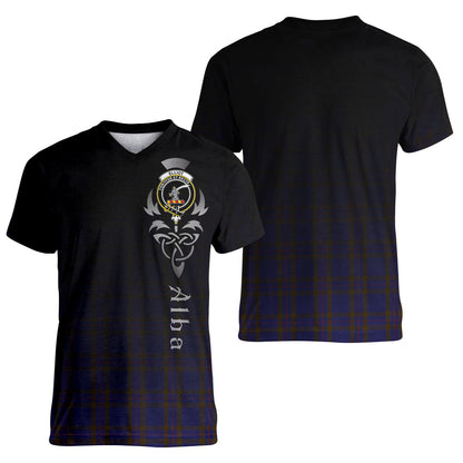 Printivon Elliot Tartan Crest Alba Celtic T Shirt