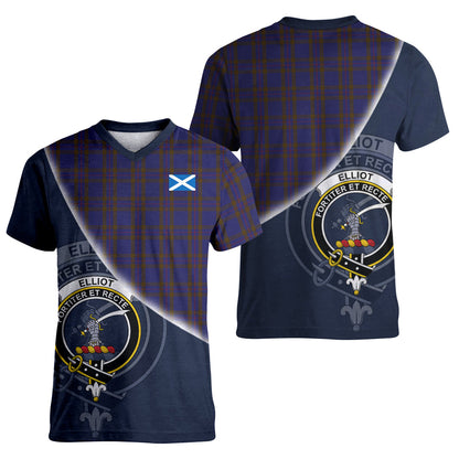 Printivon Elliot Tartan Scottish Crest T Shirt