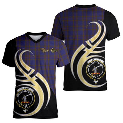 Printivon Elliot Tartan Crest Believe In Me T Shirt