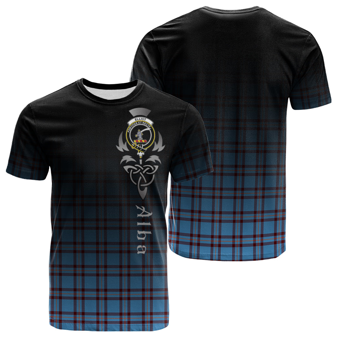 Printivon Elliot Ancient Tartan Crest Alba Celtic T Shirt