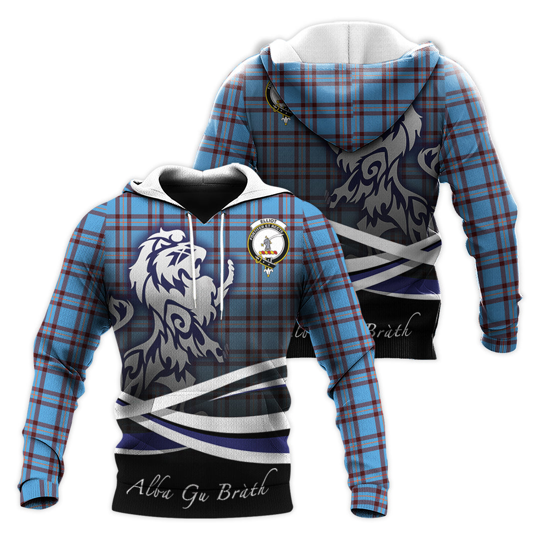Printivon Elliot Ancient Tartan Scottish Lion Hoodie