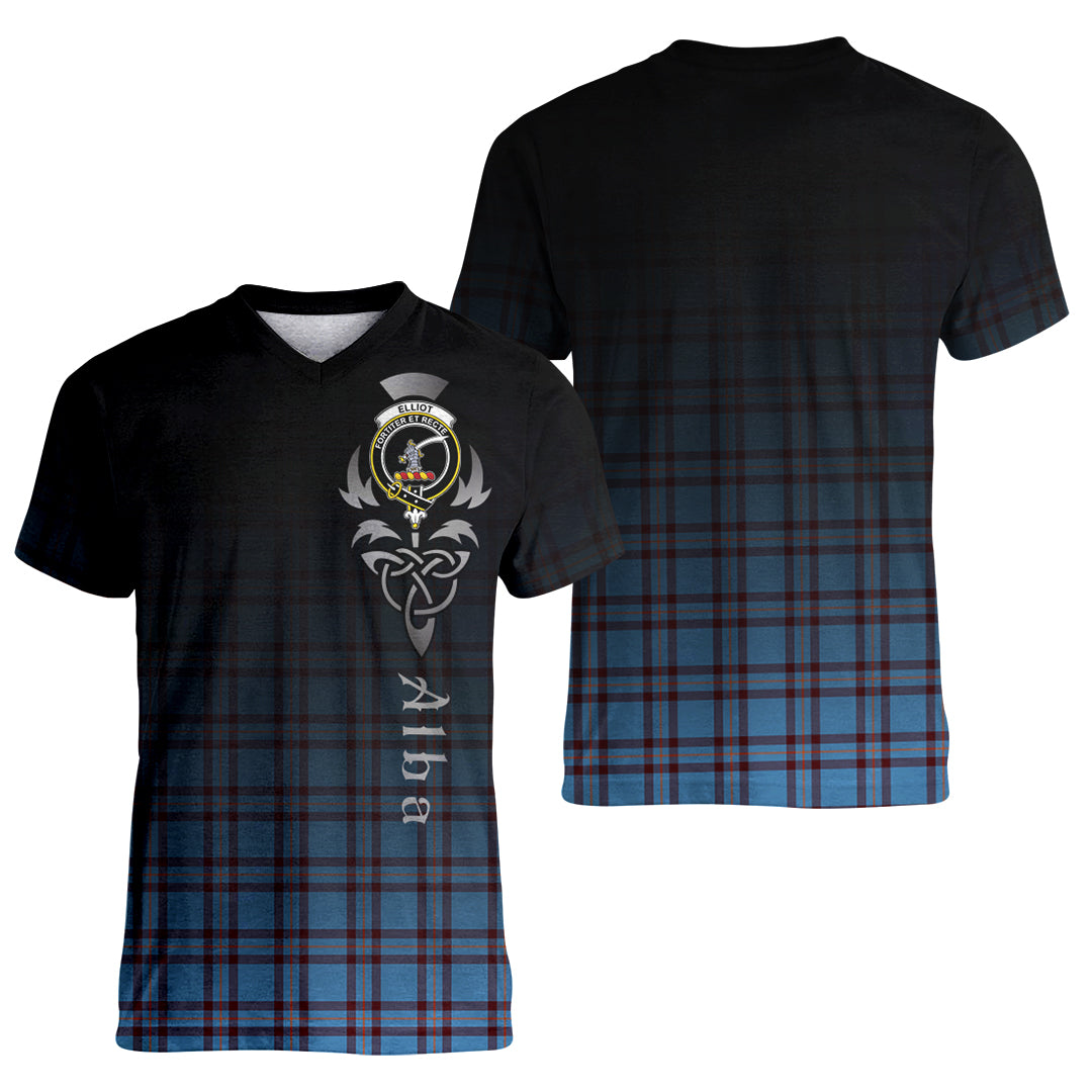 Printivon Elliot Ancient Tartan Crest Alba Celtic T Shirt