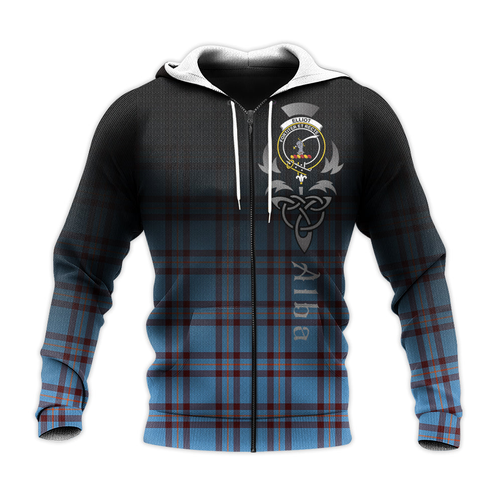 Printivon Elliot Ancient Tartan Crest Alba Celtic Hoodie