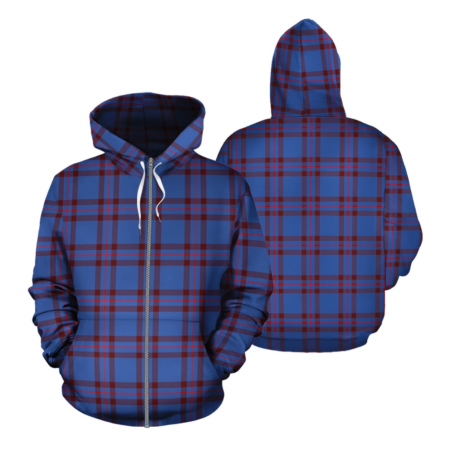 Printivon Elliot Modern Tartan Hoodie