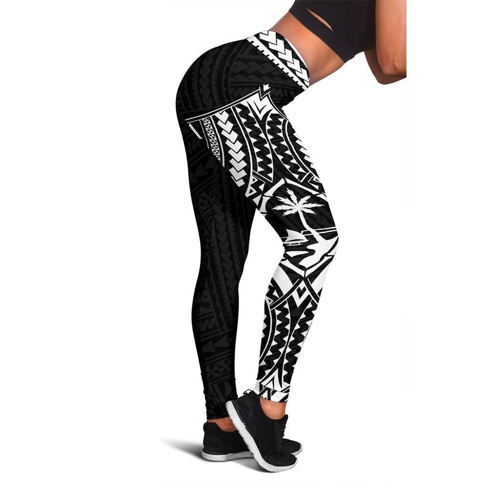 Guam Polynesian 3rd Leggings White A6