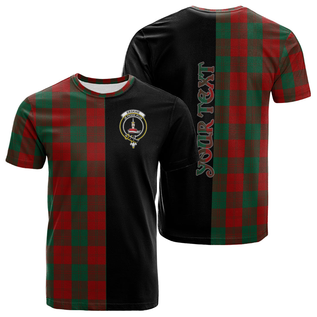 Printivon Erskine Tartan Personalize Half T shirt