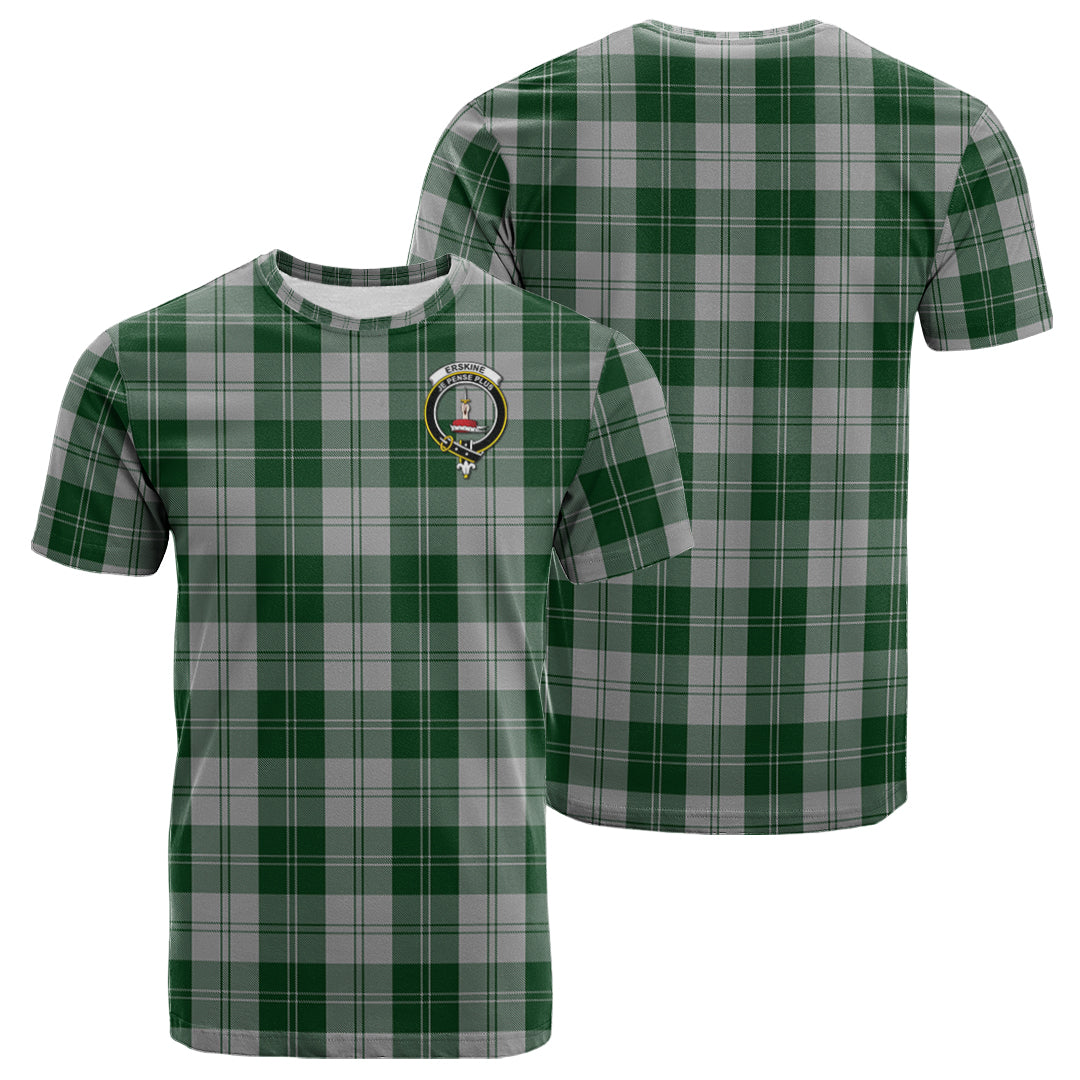 Printivon Erskine Green Tartan T Shirt