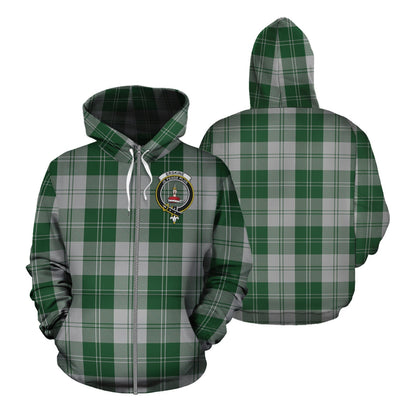 Printivon Erskine Green Tartan Hoodie