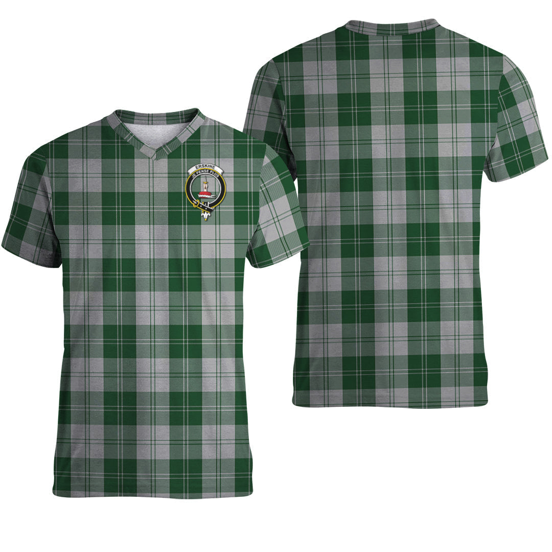 Printivon Erskine Green Tartan T Shirt