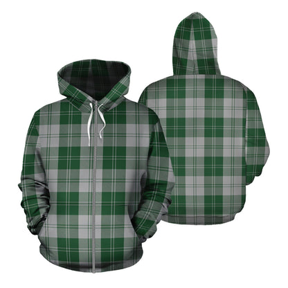Printivon Erskine Green Tartan Hoodie