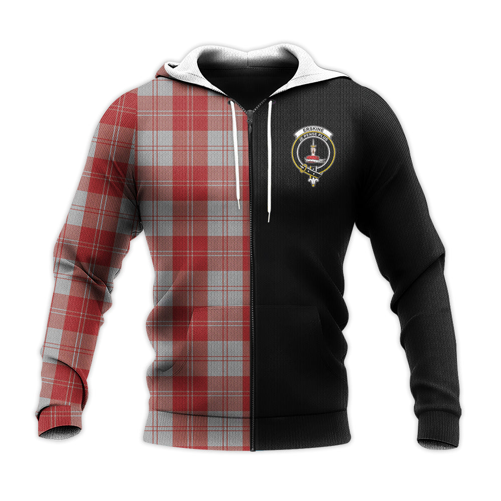 Printivon Erskine Red Tartan Personalize Half Hoodie