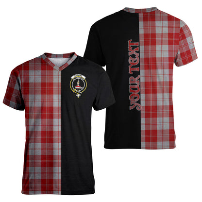 Printivon Erskine Red Tartan Personalize Half T shirt